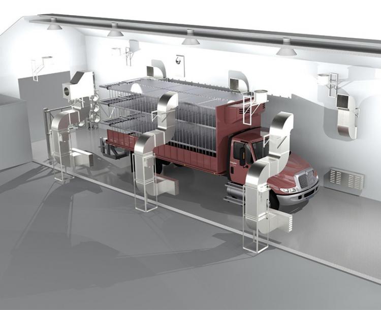 全自動(dòng)車輛烘干房